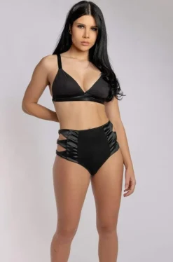 Women CXIX High Waisted Bottoms*Aphrodite High Waist Bottoms - Black