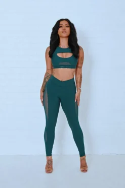 Women CXIX Leggings & Bikers*Baddie Leggings - Teal