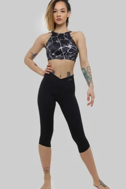 Women CXIX Leggings & Bikers*Capri Leggings: Classique Black
