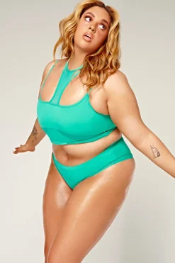 Women CXIX Tees & Tops*Dollhaus Choker Top - Aqua