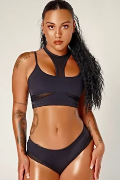 Women CXIX Tees & Tops*Dollhaus Choker Top - Black