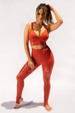 Women CXIX Gecko Grip™ Apparel*Fya Top - Red