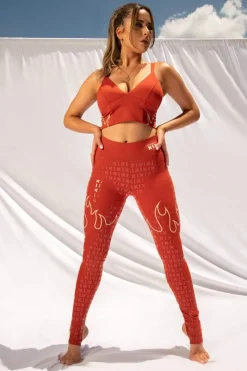 Women CXIX Gecko Grip™ Apparel*Fya Top - Red