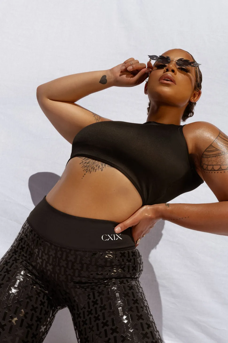 Women CXIX Gecko Grip™ Apparel*Gecko Grip™ Leggings: Black