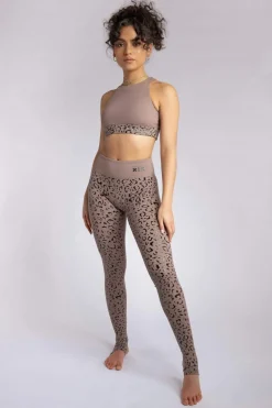Women CXIX Gecko Grip™ Apparel*Gecko Grip™ Leggings: Dusky Leopard