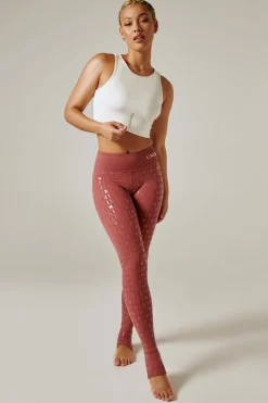 Women CXIX Leggings & Bikers*Gecko Grip™ Leggings: Mauve