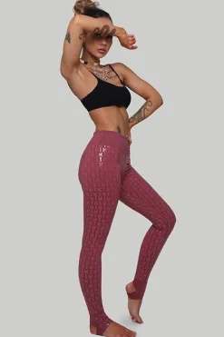 Women CXIX Leggings & Bikers*Gecko Grip™ Leggings: Mauve