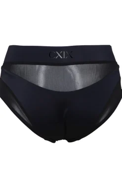 Women CXIX High Waisted Bottoms*Goddess High Waisted Bottoms - Black With Black Mesh