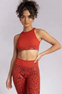 Women CXIX Tees & Tops*Nyx Top: Red Leopard