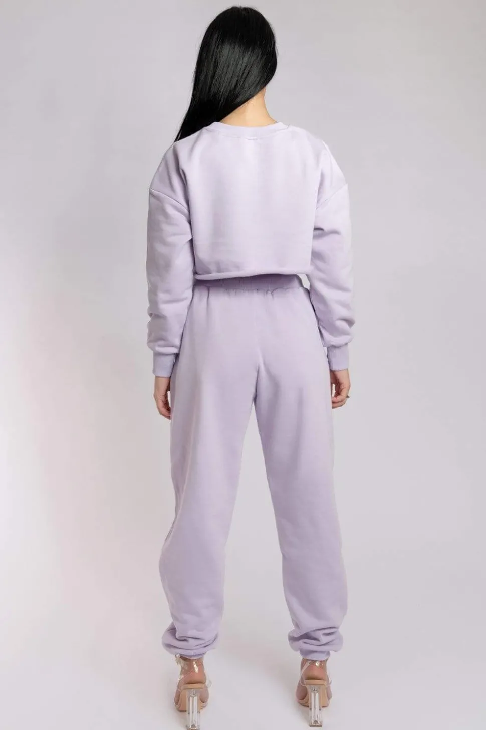 Women CXIX Joggers & Jumpers*Oversized Cropped Jumper - Lilac