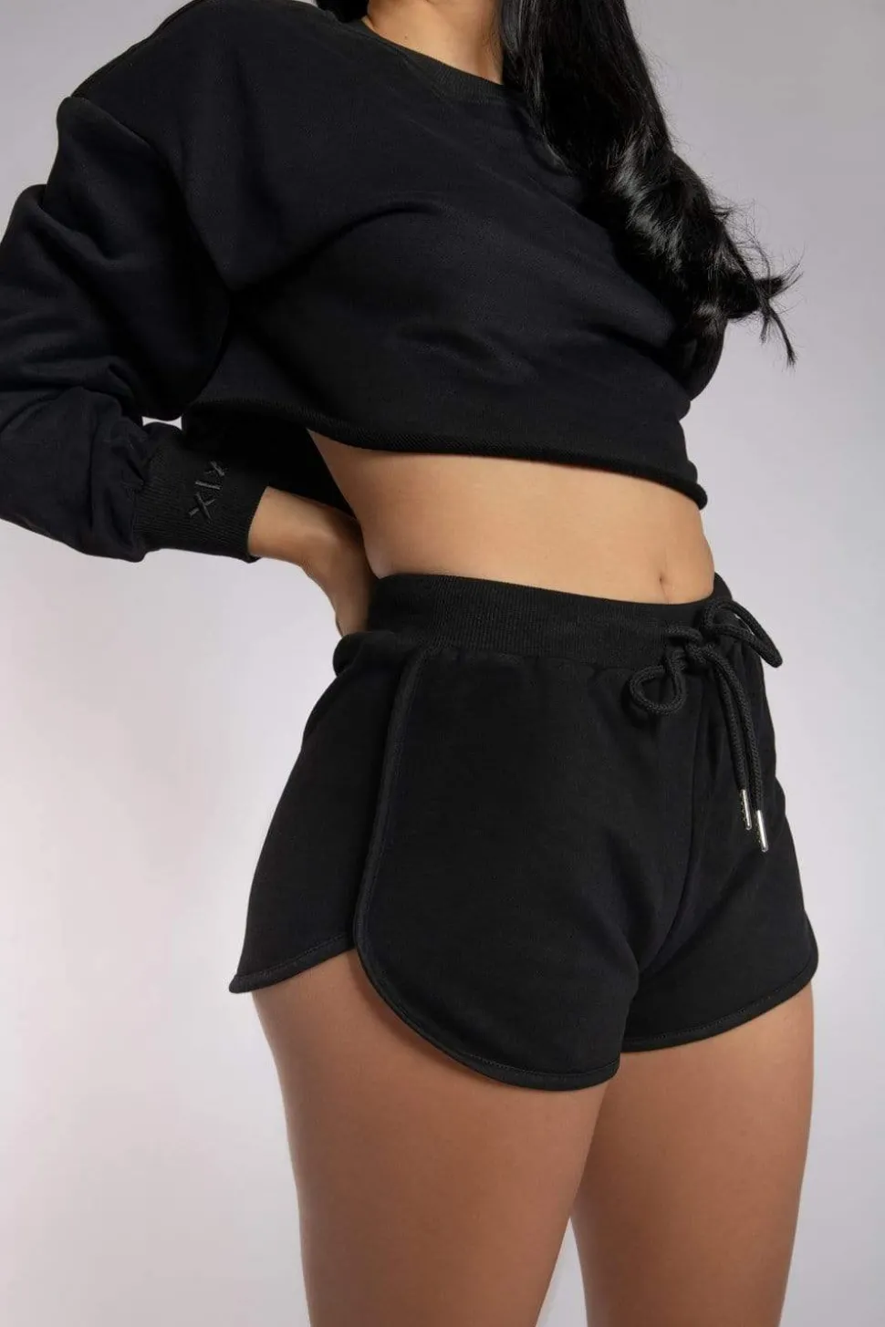 Women CXIX Joggers & Jumpers*Oversized Cropped Jumper - Black