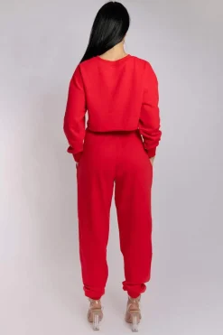 Women CXIX Joggers & Jumpers*Oversized Cropped Jumper - Jalapeno