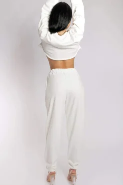 Women CXIX Joggers & Jumpers*Oversized Jogger Bottoms - Ecru