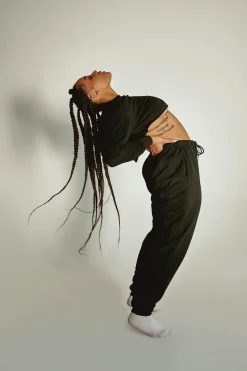 Women CXIX Joggers & Jumpers*Oversized Jogger Bottoms - Black