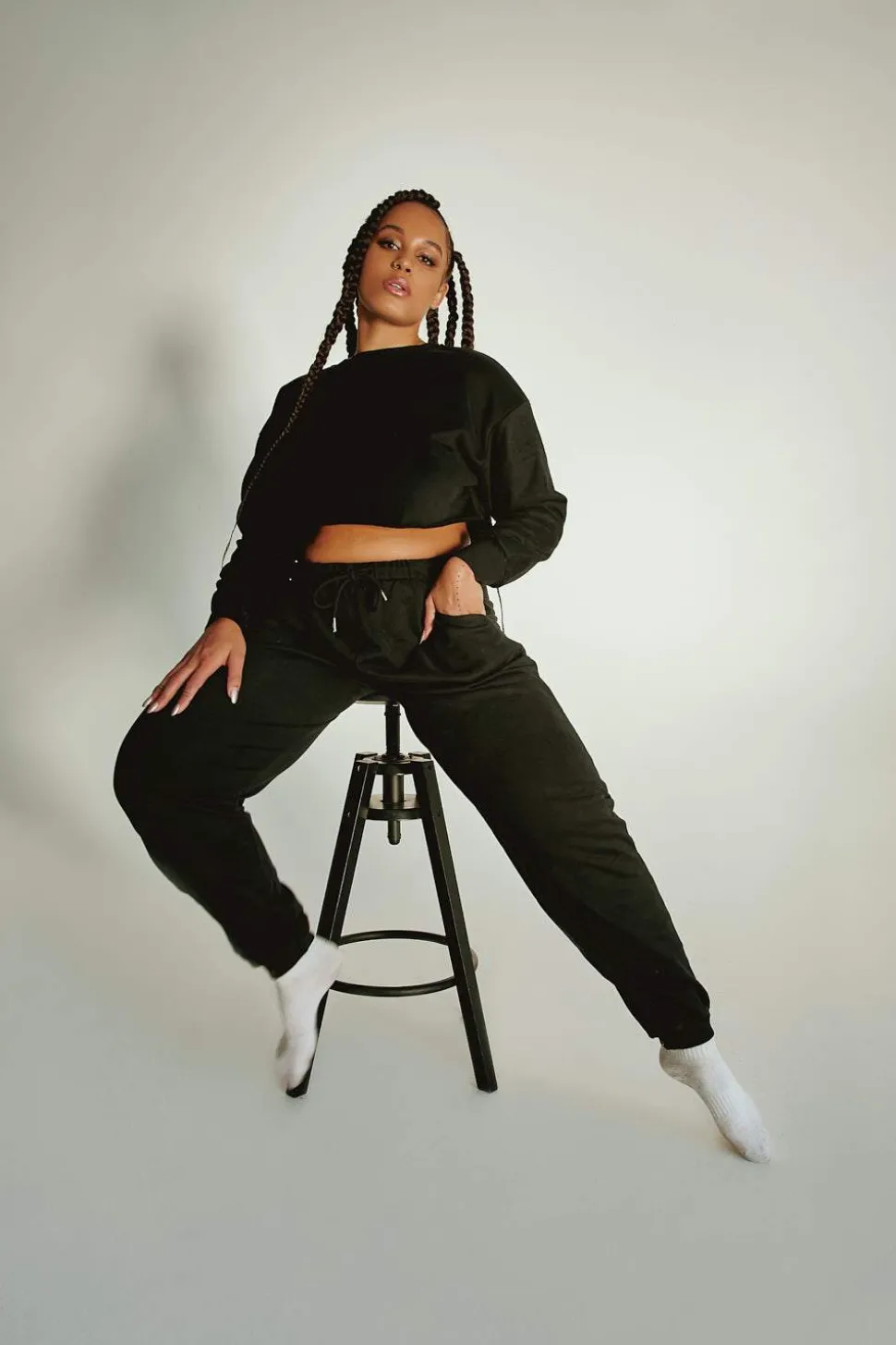 Women CXIX Joggers & Jumpers*Oversized Jogger Bottoms - Black