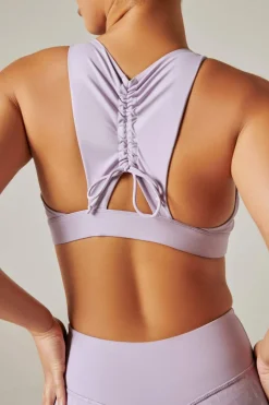Women CXIX Tees & Tops*Ruche Sports Bra - Lilac