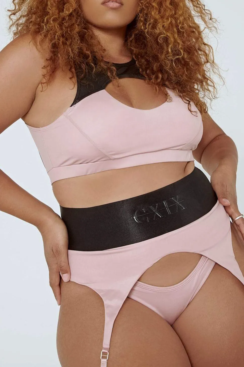 Women CXIX Tees & Tops*Snatched Garter Bottoms - Pink