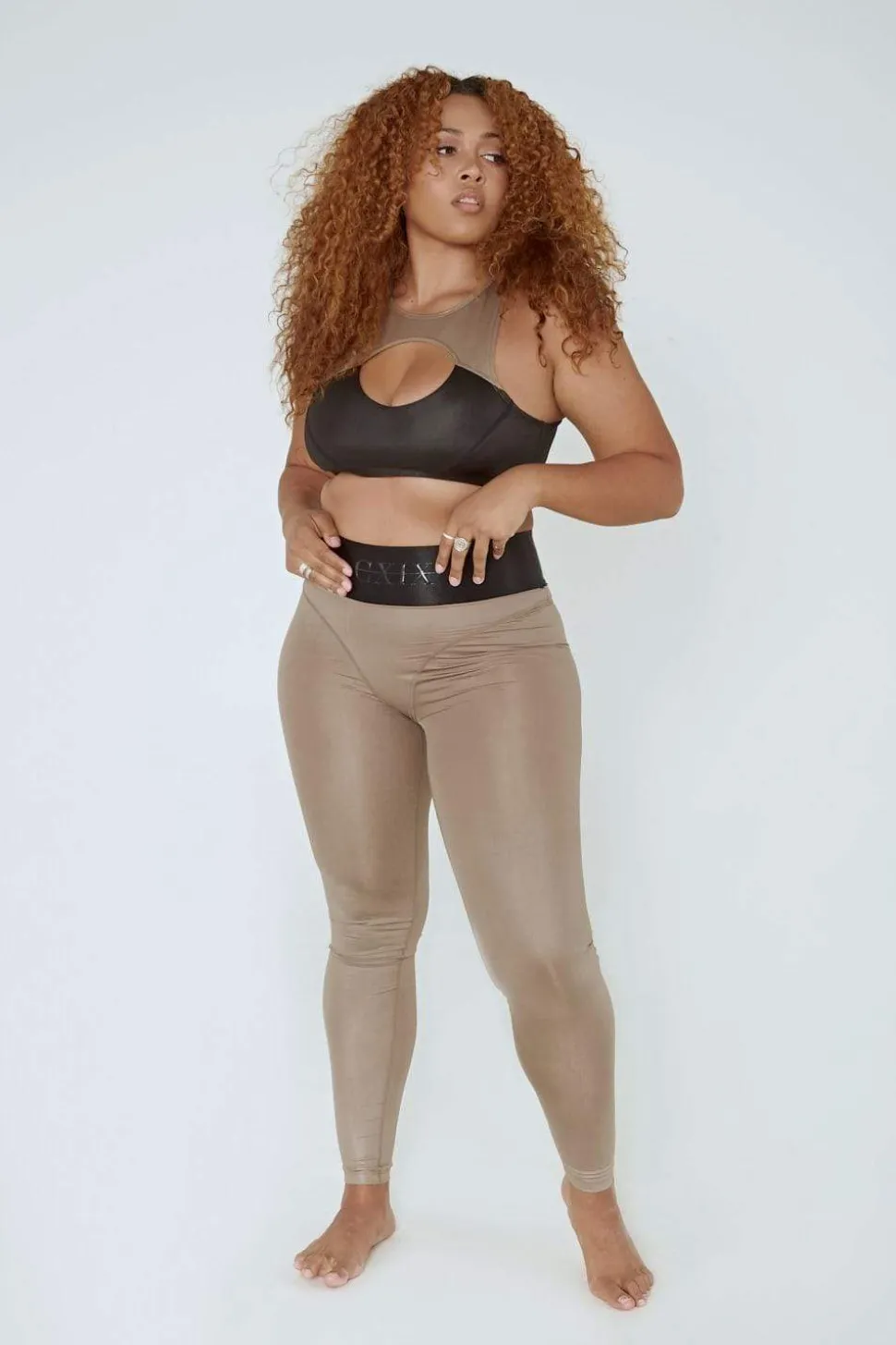 Women CXIX Leggings & Bikers*Snatched Leggings - Mink