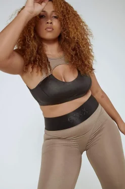 Women CXIX Leggings & Bikers*Snatched Leggings - Mink