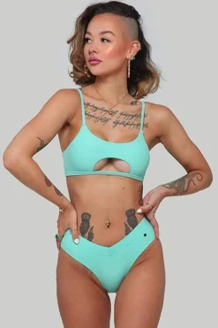 Women CXIX Tees & Tops*The Hills Raree Top - Ribbed Mint