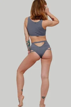 Women CXIX Tees & Tops*The Valley Top - Ribbed Dark Grey