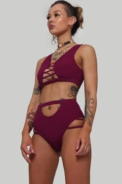 Women CXIX Tees & Tops*The Valley Top - Ribbed Plum