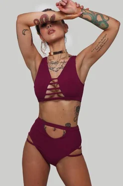 Women CXIX Tees & Tops*The Valley Top - Ribbed Plum